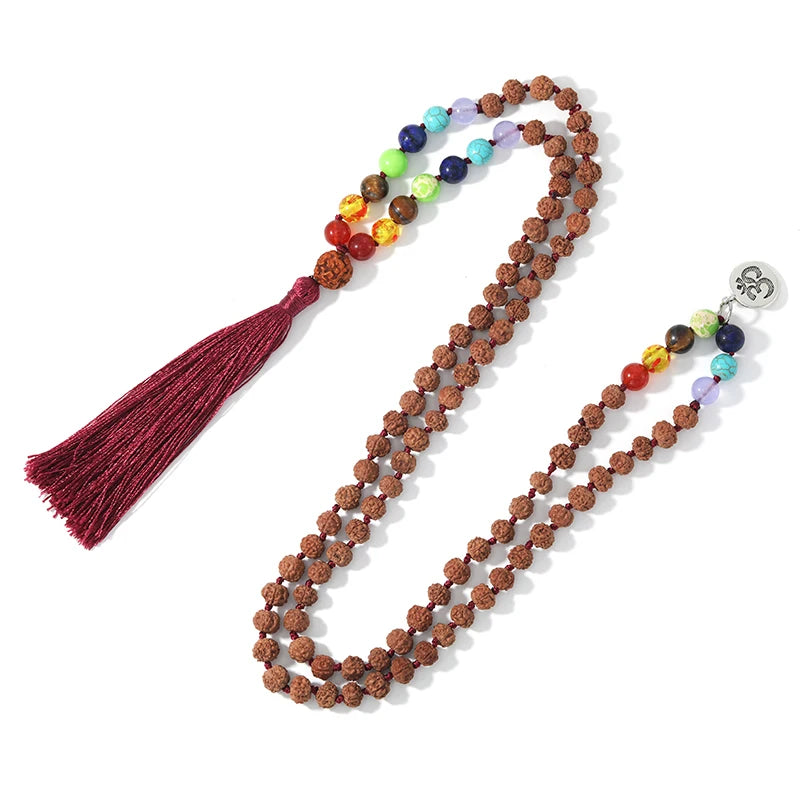 Brown Rudraksha Mala Beads-ToShay.org