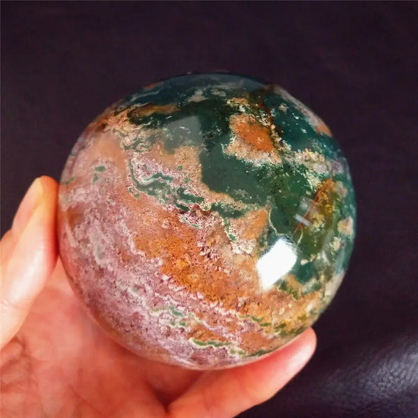 Yellow Marine Jasper Ball-ToShay.org