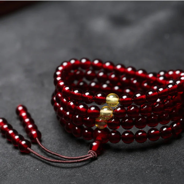 Red Amber Prayer Beads-ToShay.org