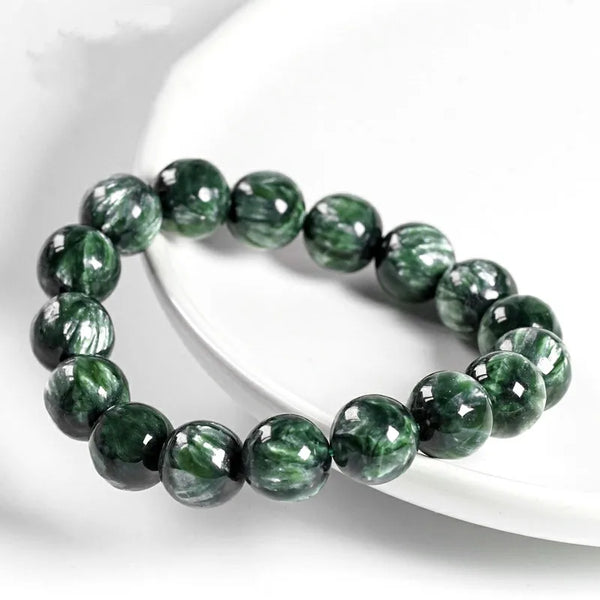 Green Seraphinite Bracelet-ToShay.org