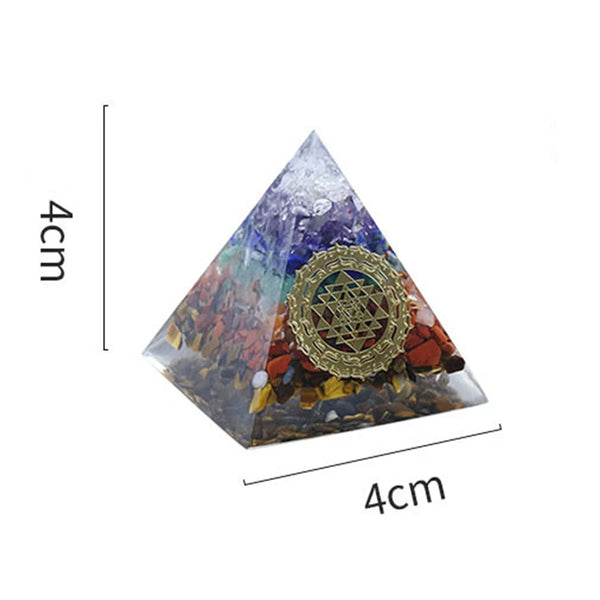 Energy Chakra Orgonite Pyramid-ToShay.org