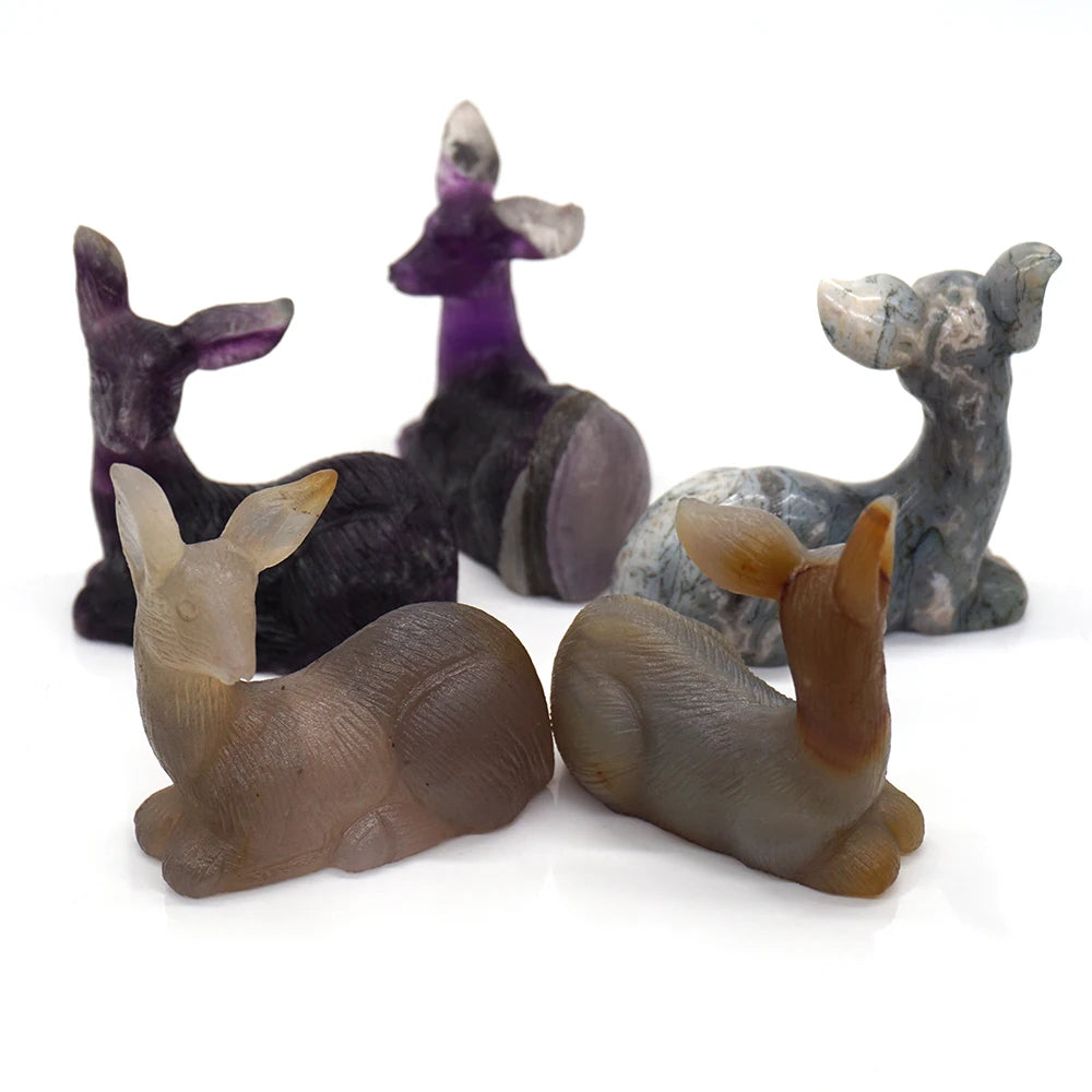 Purple Fluorite Deer-ToShay.org