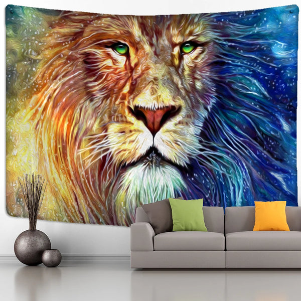Jungle Cat Art Tapestry-ToShay.org