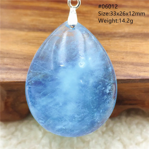 Blue Aquamarine Pendant-ToShay.org
