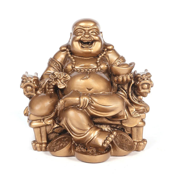 Maitreya Dragon Chair Buddha-ToShay.org