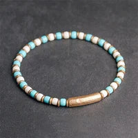 Glaze Glass Beads Bracelet-ToShay.org