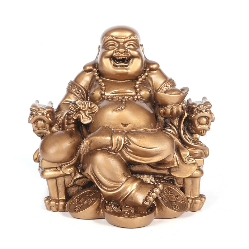 Dragon Chair Laughing Buddha-ToShay.org