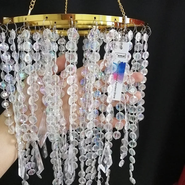 Crystal Bead Chandelier-ToShay.org