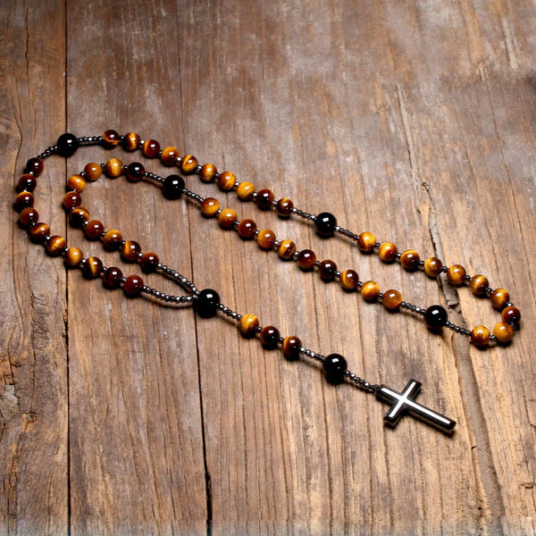 Yellow Tiger Eye Rosary-ToShay.org