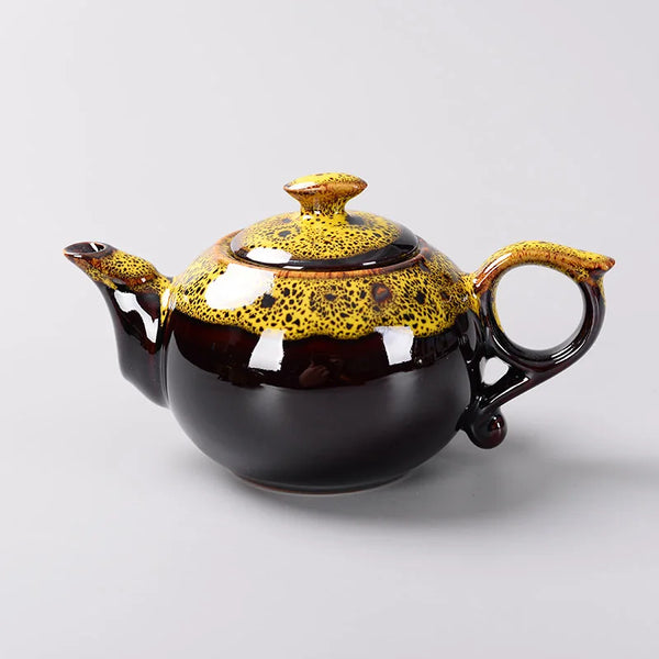 Glazed Ceramic Tea Pot-ToShay.org