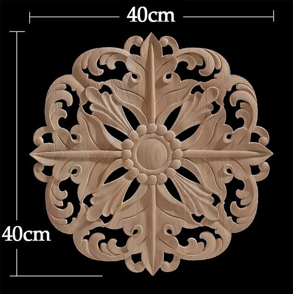 Wood Carved Flower Panel-ToShay.org