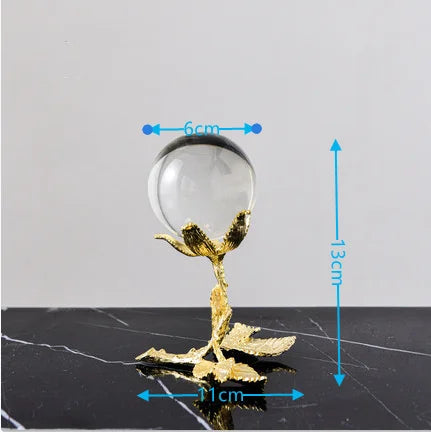 Gold Crystal Ball Stand-ToShay.org