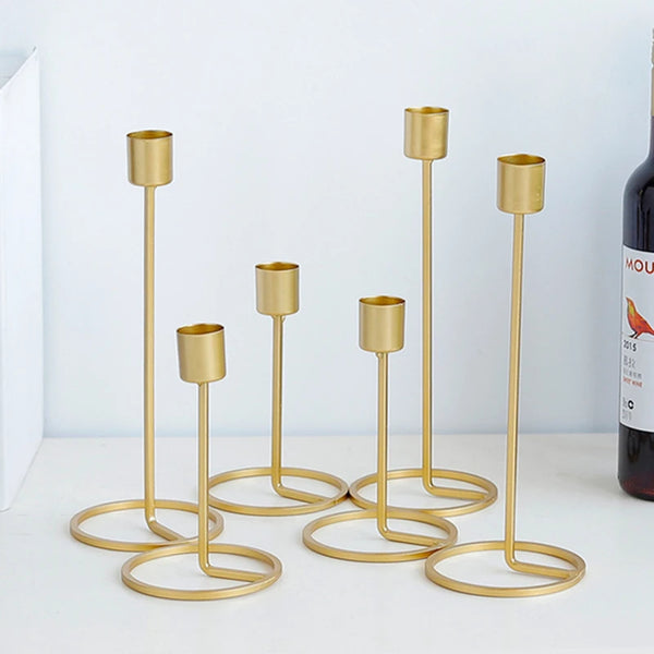 Gold Candlestick Holders-ToShay.org