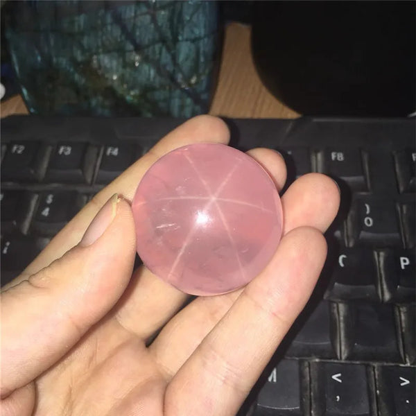 Pink Star Rose Quartz Balls-ToShay.org