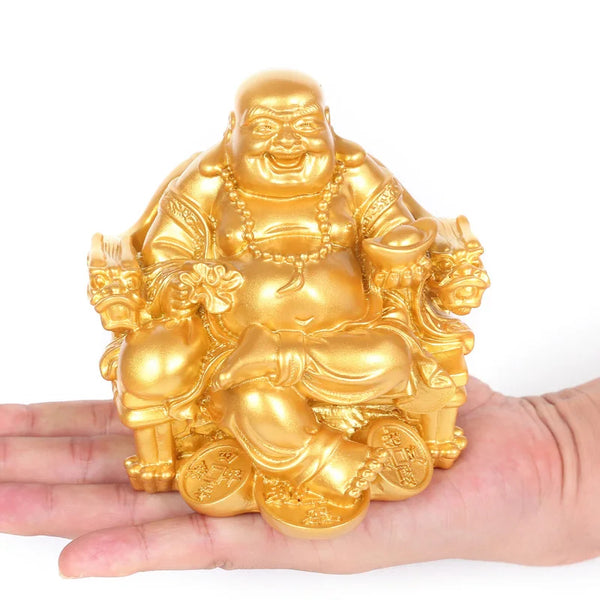 Dragon Chair Laughing Buddha-ToShay.org
