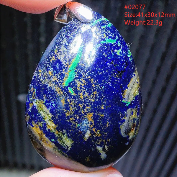 Blue Azulite Pendant-ToShay.org