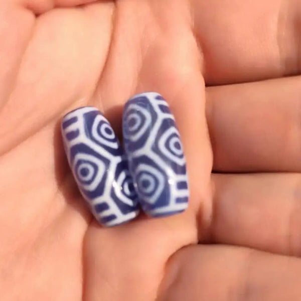 Tibetan Agate Eyes Dzi-ToShay.org