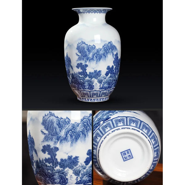 Jingdezhen Glazed Porcelain Vase-ToShay.org