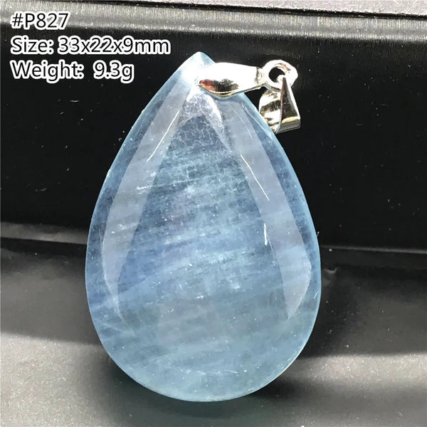Blue Aquamarine Pendant-ToShay.org