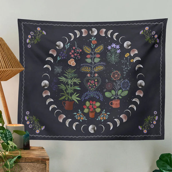 Moon Phase Tapestry-ToShay.org