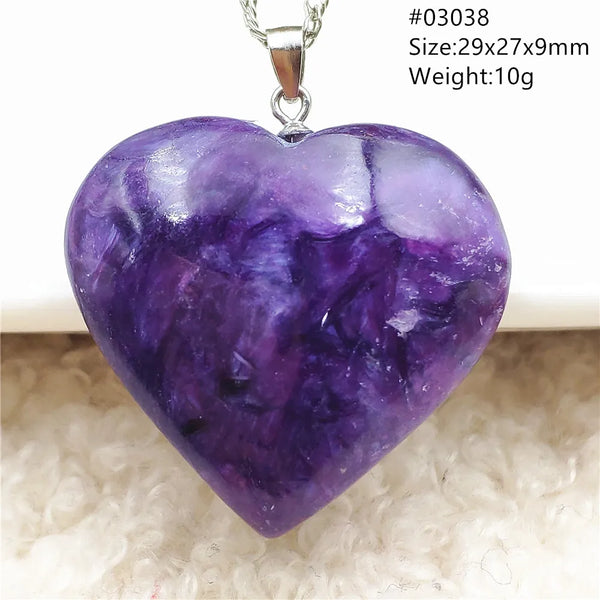 Purple Charoite Pendant-ToShay.org