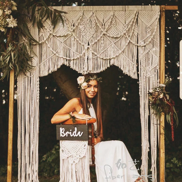 Macrame Curtain-ToShay.org
