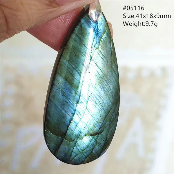 Blue Light Labradorite Pendant-ToShay.org