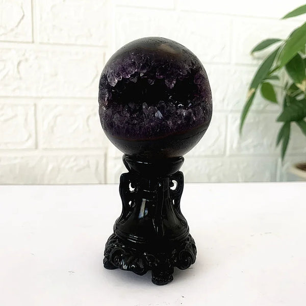 Purple Amethyst Geode Ball-ToShay.org