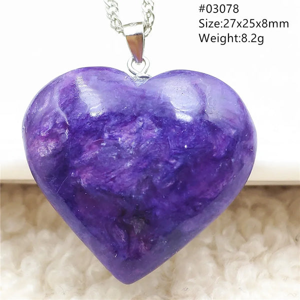 Purple Charoite Pendant-ToShay.org