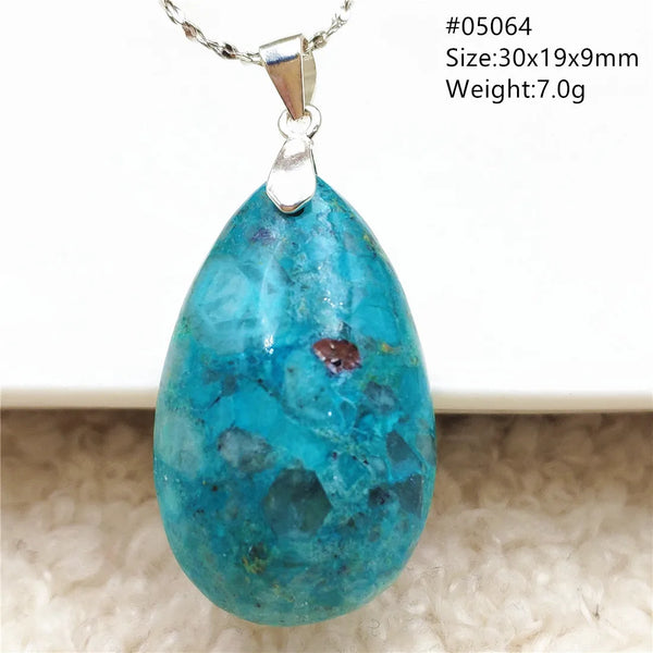 Blue Green Malachite Pendant-ToShay.org