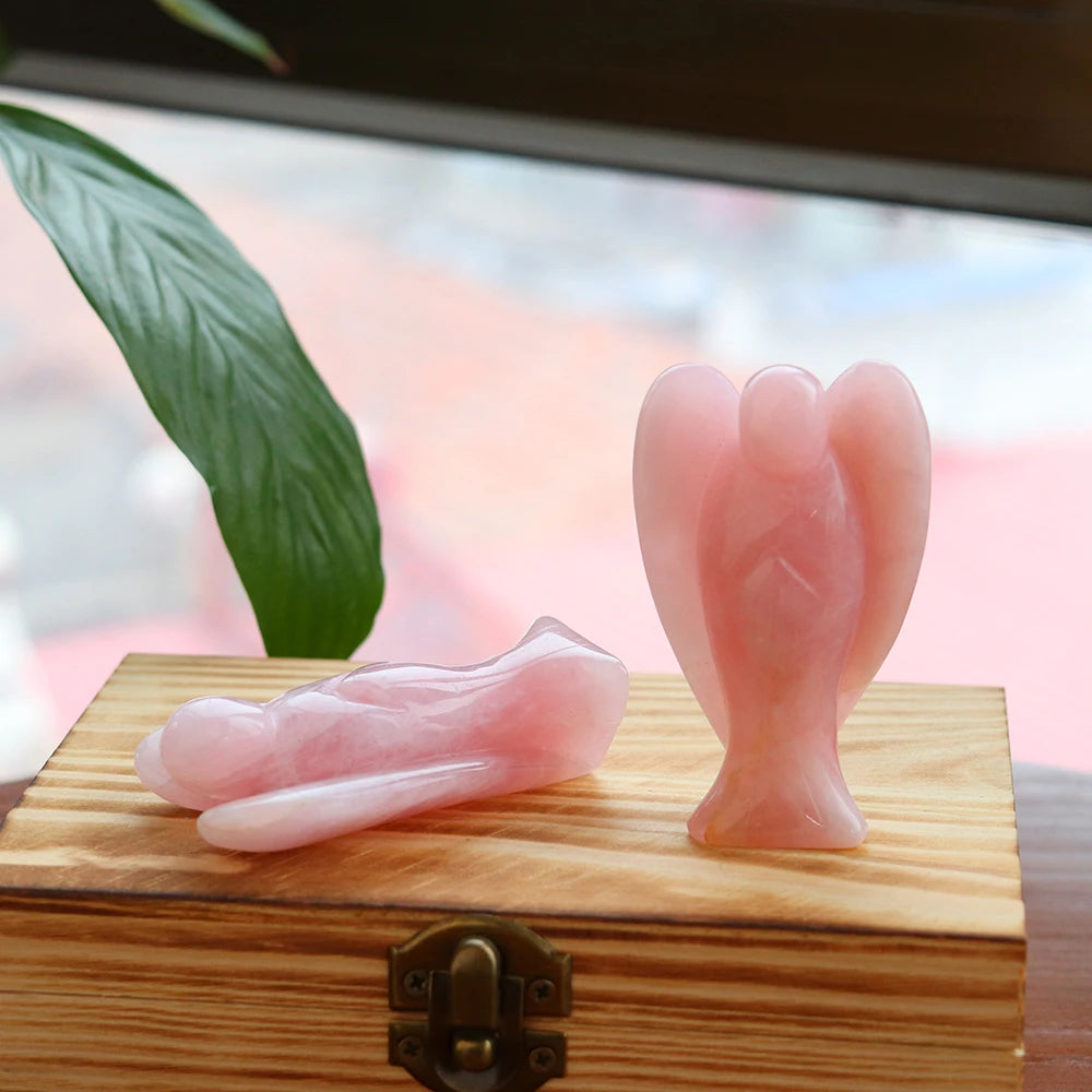 Pink Rose Quartz Angel-ToShay.org