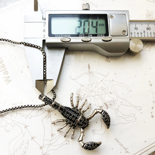 Silver Scorpion Necklace-ToShay.org