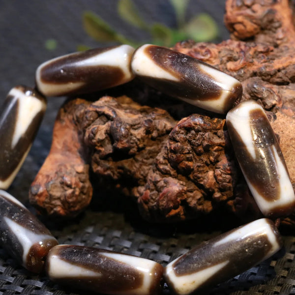 Tibetan Agate Dzi Bracelet-ToShay.org