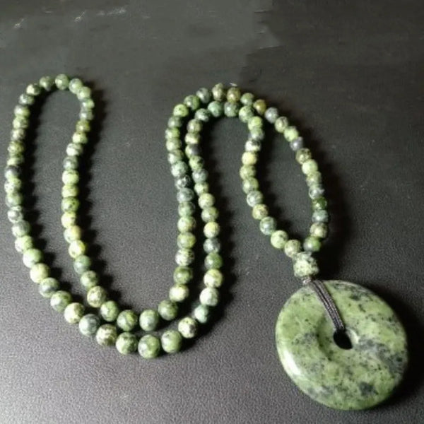 Green Jade Buckle Pendant-ToShay.org