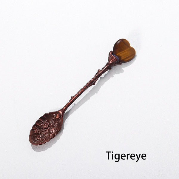 Crystal Heart Teaspoons-ToShay.org