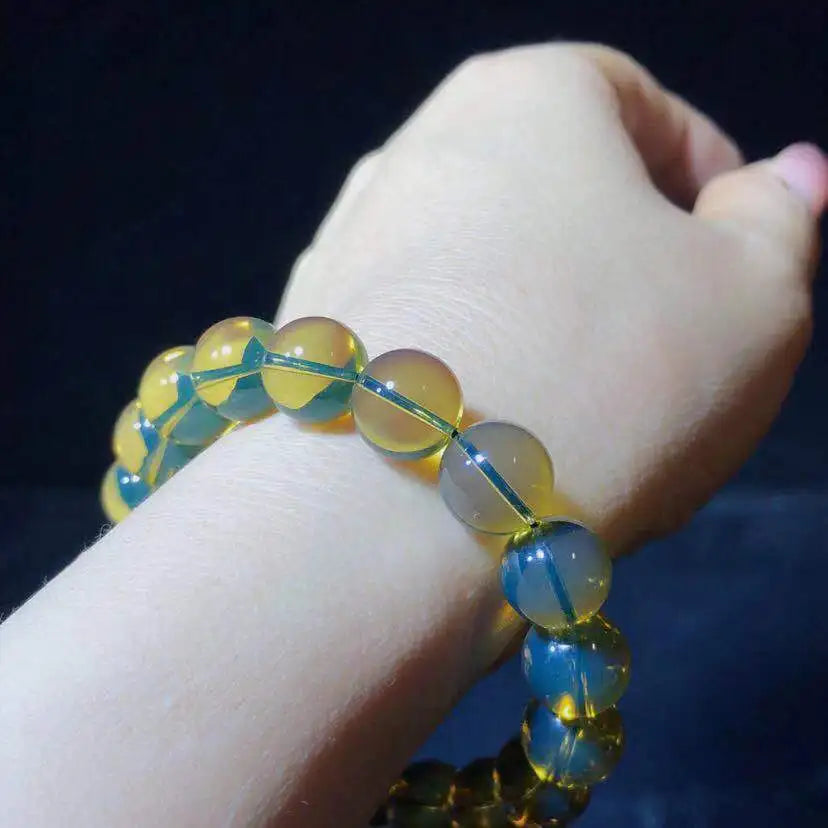 Blue Amber Bracelet-ToShay.org