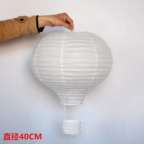 White Air Balloon Lantern-ToShay.org