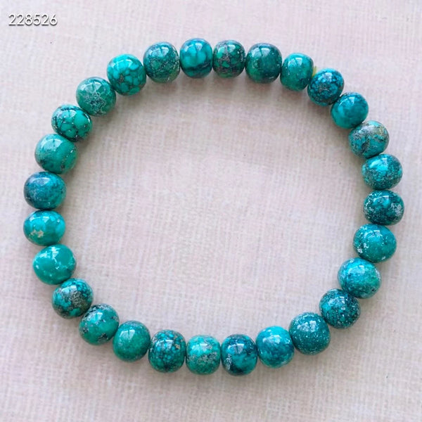 Green Turquoise Bead Bracelet-ToShay.org