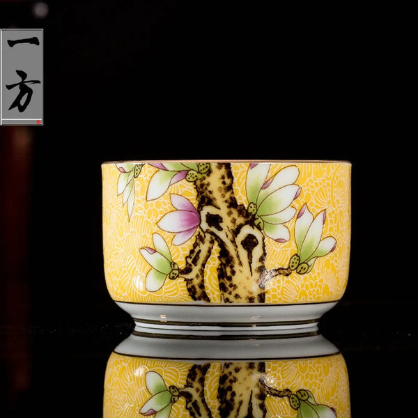Painted Ceramic Tea Cups-ToShay.org