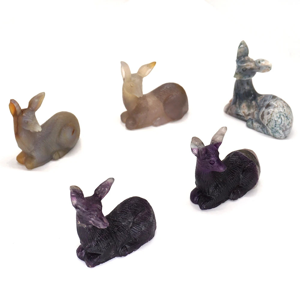 Purple Fluorite Deer-ToShay.org