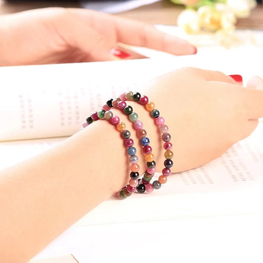Pink Tourmaline Wrap Bracelet-ToShay.org