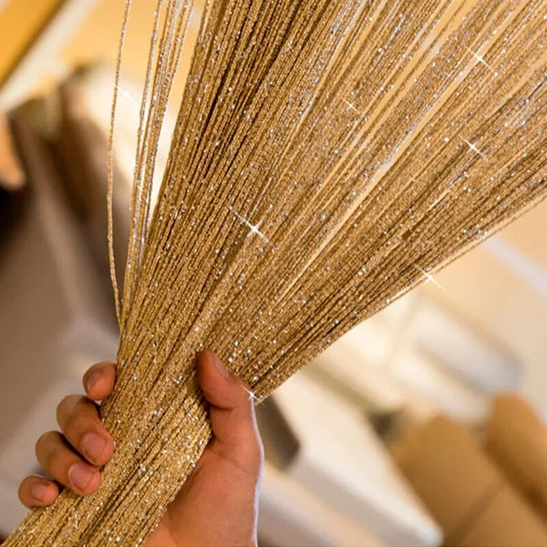 String Curtains Shiny Tassel-ToShay.org