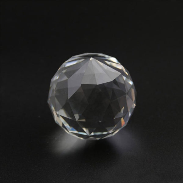 Clear Faceted Crystal Ball-ToShay.org
