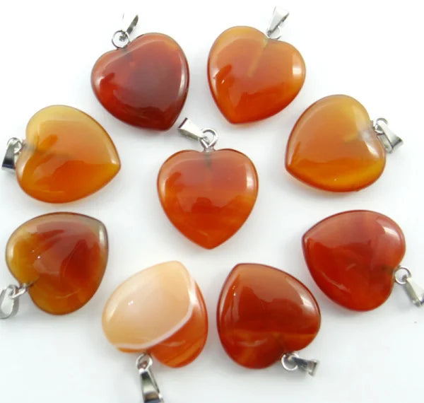 Mixed Crystal Heart Pendants-ToShay.org