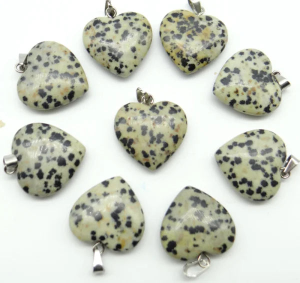 Mixed Crystal Heart Pendants-ToShay.org