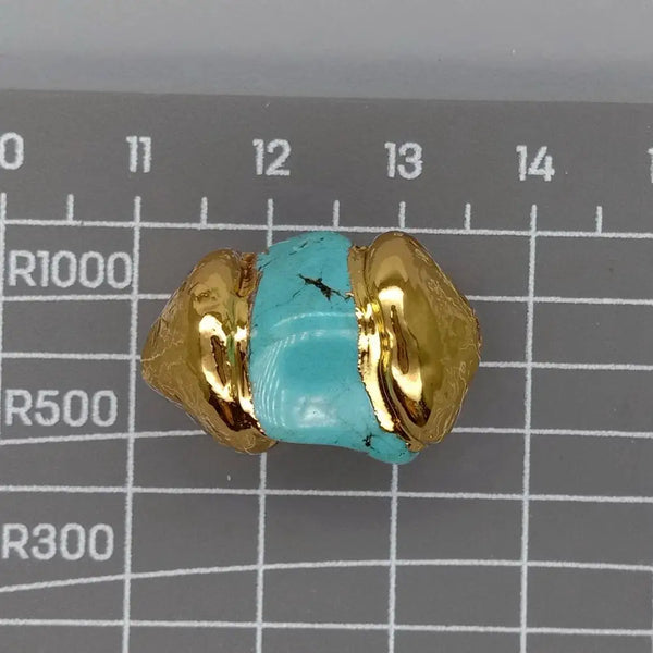 Blue Turquoise Nugget Beads-ToShay.org