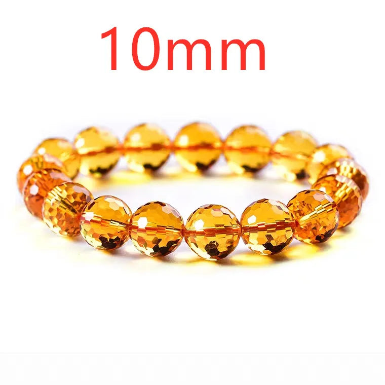 Yellow Citrine Bead Bracelet-ToShay.org