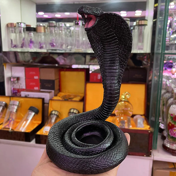 Black Cobra Crystal Ball Stand-ToShay.org