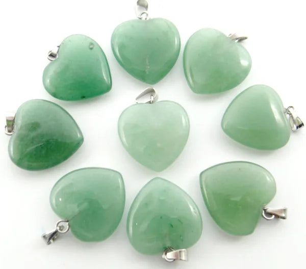 Mixed Crystal Heart Pendants-ToShay.org