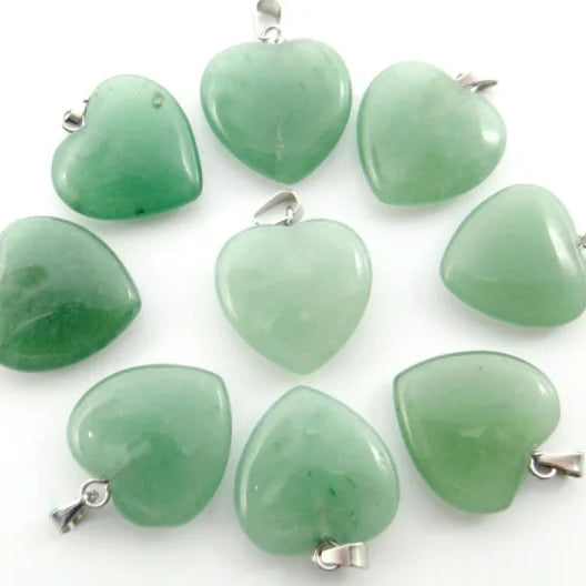 Mixed Crystal Heart Pendants-ToShay.org